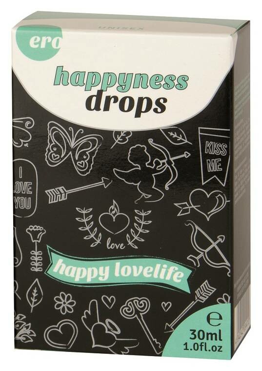 Краплі збуджуючі HOT Happyness Drops унісекс, 30 мл - Изображение 1