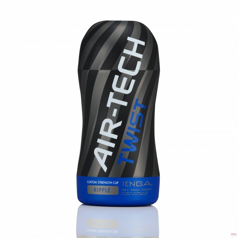 Мастурбатор нереалістичний Tenga Air-Tech TWIST Tickle Blue у колбі