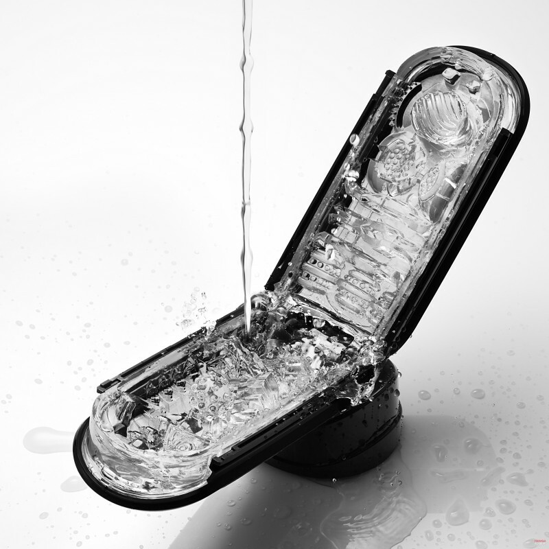 Мастурбатор нереалістичний Tenga Flip Zero, в колбі, чорний, 18 х 7 см - Изображение 4