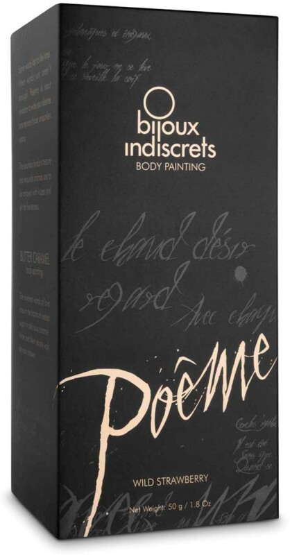 Їстівна фарба для тіла Poême Bijoux Indiscrets, зі смаком суниці, 50 г - Зображення 1