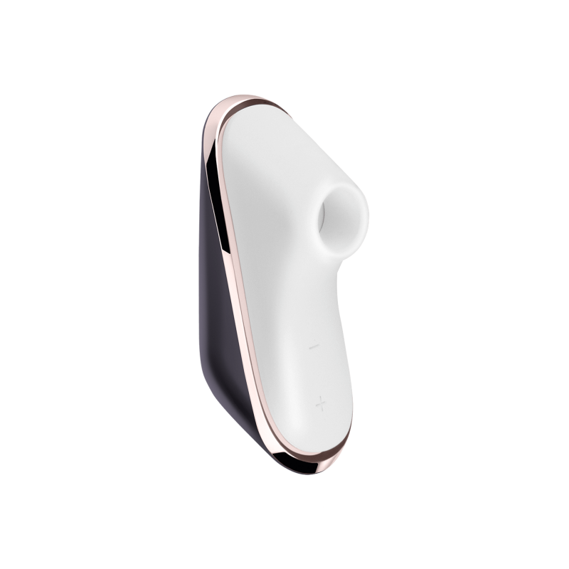 Вакуумний стимулятор клітора Satisfyer Pro Traveler чорний, 10.7 х 4.6 см - Зображення 4