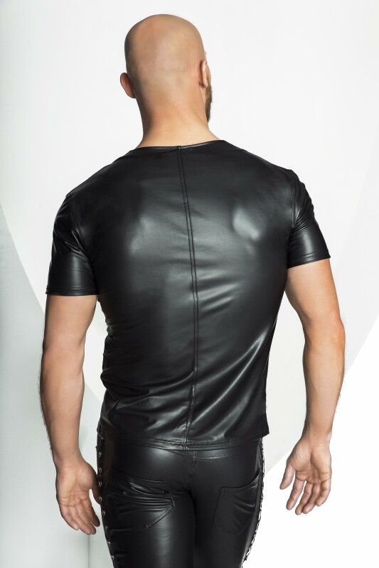 Еротична футболка сітка посередині H029 від Noir Handmade M - Изображение 4