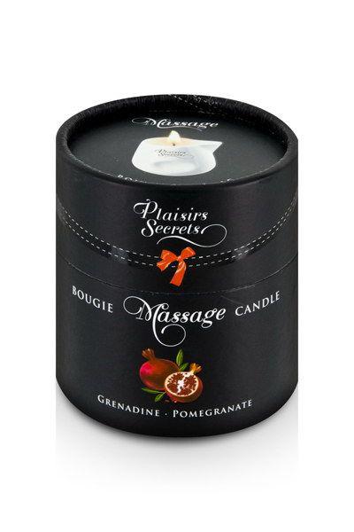 Масажна Свічка Plaisirs Secrets pomegranate 80 мл - Зображення 1