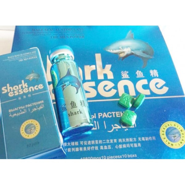 Збудник чоловічий Shark Essence для сильної ерекції, 10 шт. - Зображення 3