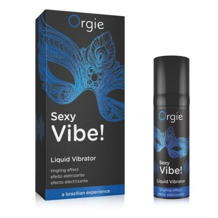 Рідкий вібратор для інтимних зон Orgie Sexy Vibe! Liquid Vibrator, 15 мл - Зображення 2