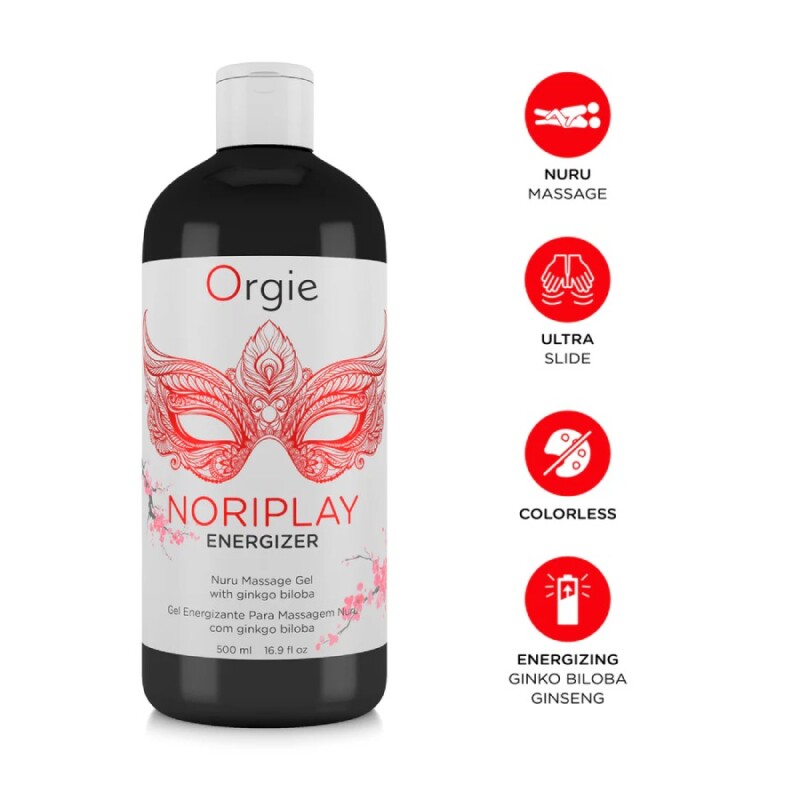 Гель Orgie Noriplay Energizer для японського нуру масажу, 500 мл - Зображення 2