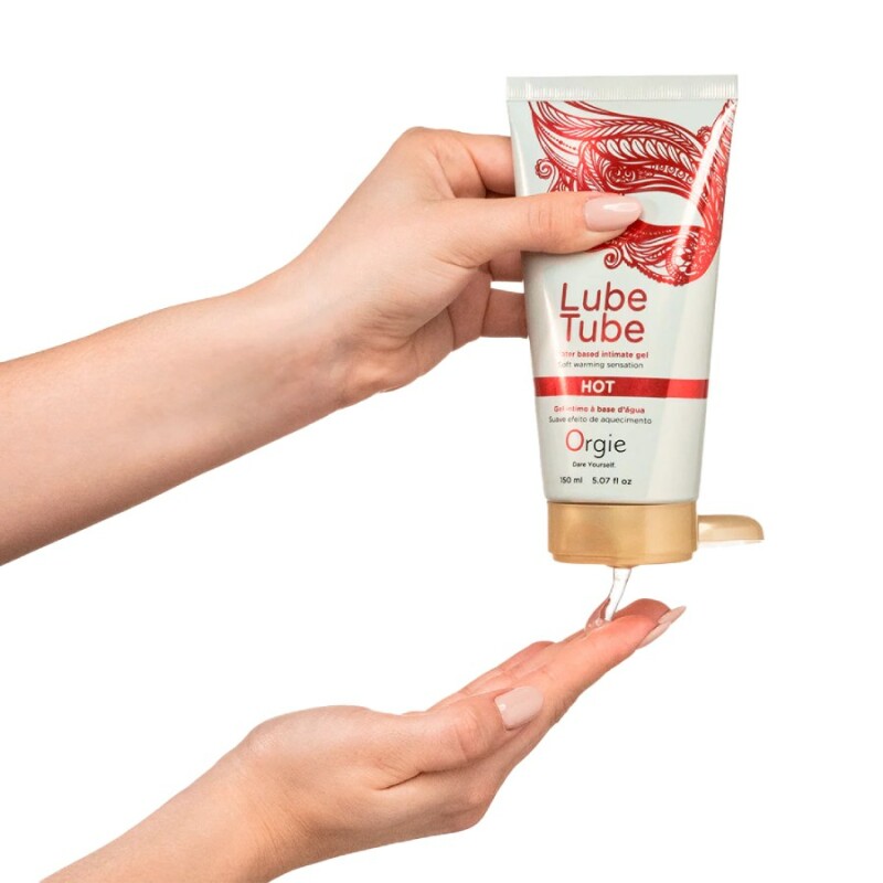 Лубрикант зігріваючий Orgie Lube Tube HOT на водній основі, 150 мл - Изображение 3