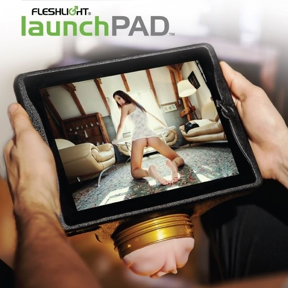 Чохол-кріплення для мастурбатора і планшета Fleshlight LaunchPad, чорний - Зображення 3