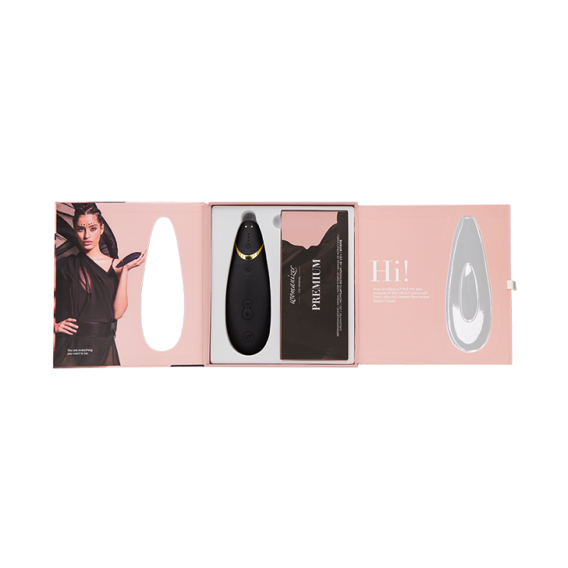 Womanizer Premium безконтактний кліторальний стимулятор Вуманайзер Преміум, чорний - Изображение 5