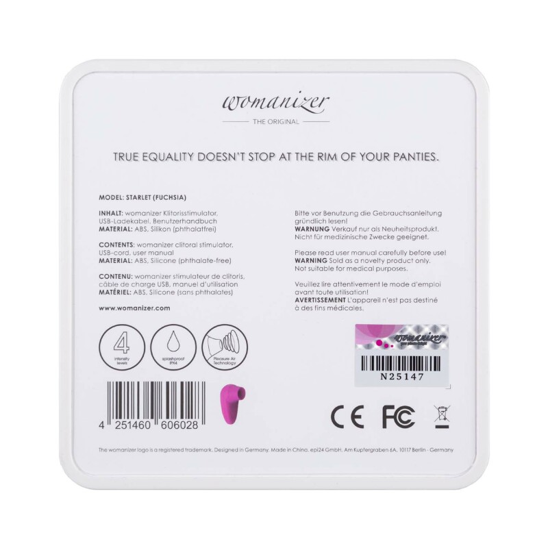 Безконтактний жіночий масажер Womanizer (Вуманайзер) Starlet Fuchsia - Зображення 7
