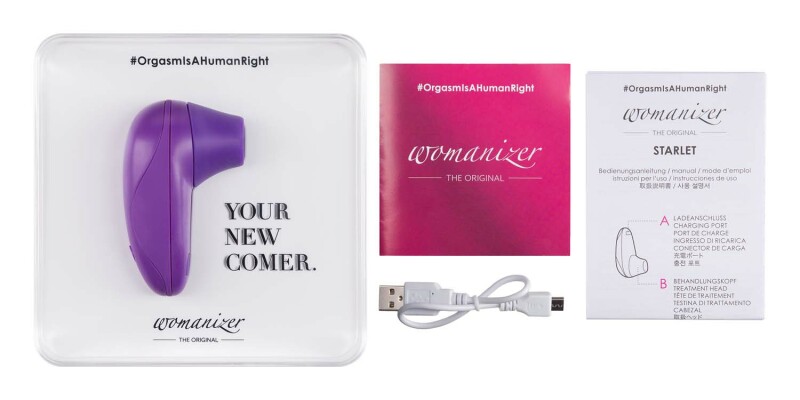 Безконтактний жіночий масажер Womanizer (Вуманайзер) Starlet Purple - Изображение 6