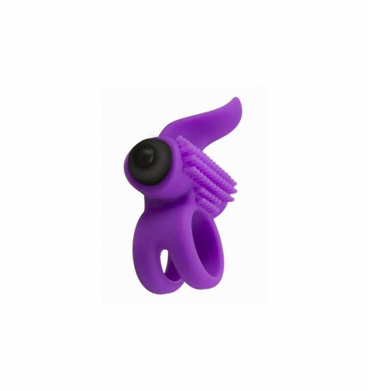 Ерекційне кільце Adrien Lastic Bullet Lastic Ring з вібрацією