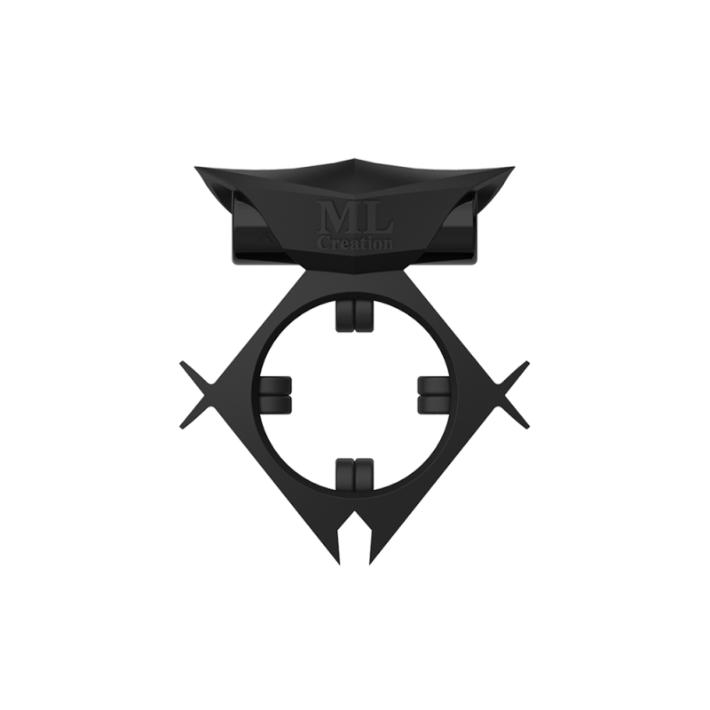 Ерекційне кільце C вібропулів ML Creation, чорне
