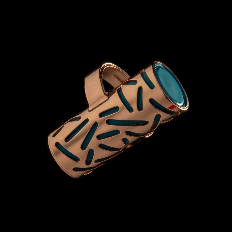 Вібратор на палець в золоті ML Creation (My Love) Gold Finger Green - Изображение 9