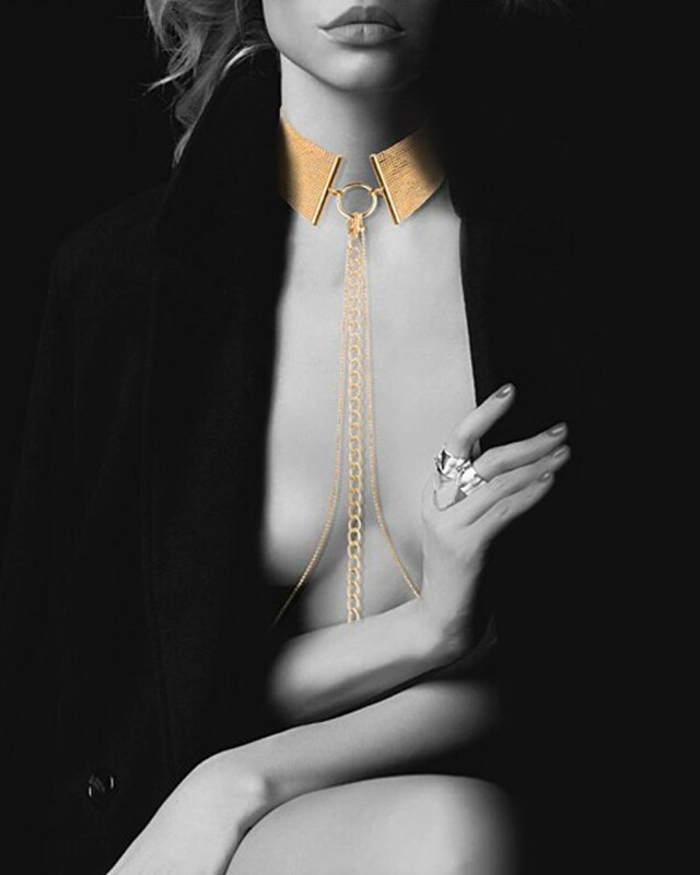Кольє з намистин з ланцюжками Magnifique від Bijoux Indiscrets