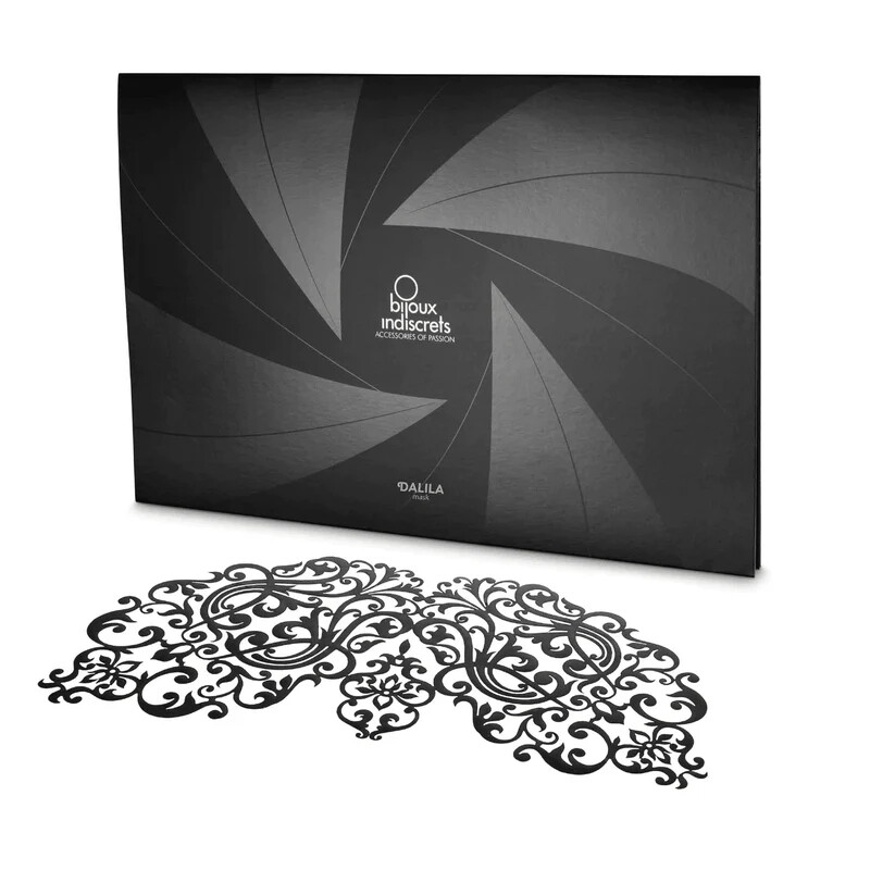 Самоклеюча вінілова маска Dalila Bijoux Indiscrets, чорна, One Size - Зображення 7