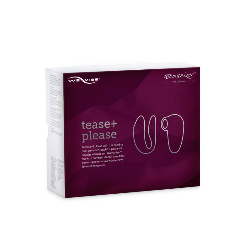 Набор вибратор стимулятор клитора от We-Vibe (Ви-Вайб) &amp; Womanizer (Вуманайзер) "Tease &amp; Please Collection" - Зображення 4