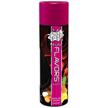 Їстівний лубрикант Wet Fun Flavors Tropical Fruit Explosion 265 ml - Зображення 1