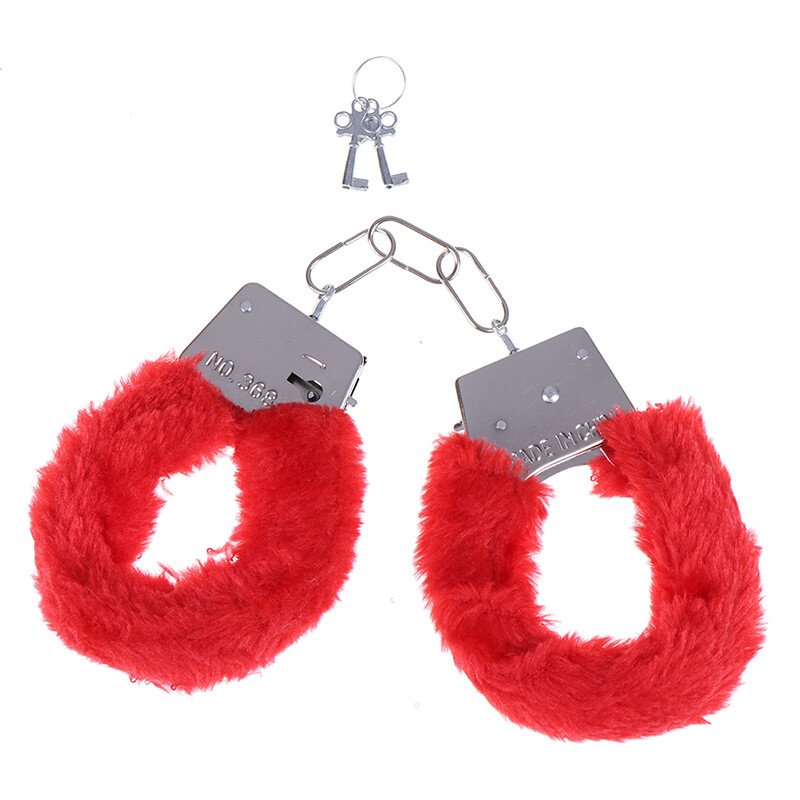 Наручники Fur Love Cuffs червоні NO TABOO