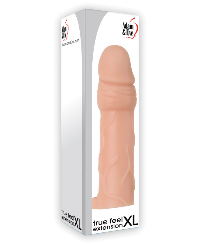 Насадка Adam &amp; Eve TRUE FEEL EXTENSION XL FLESH - Зображення 1