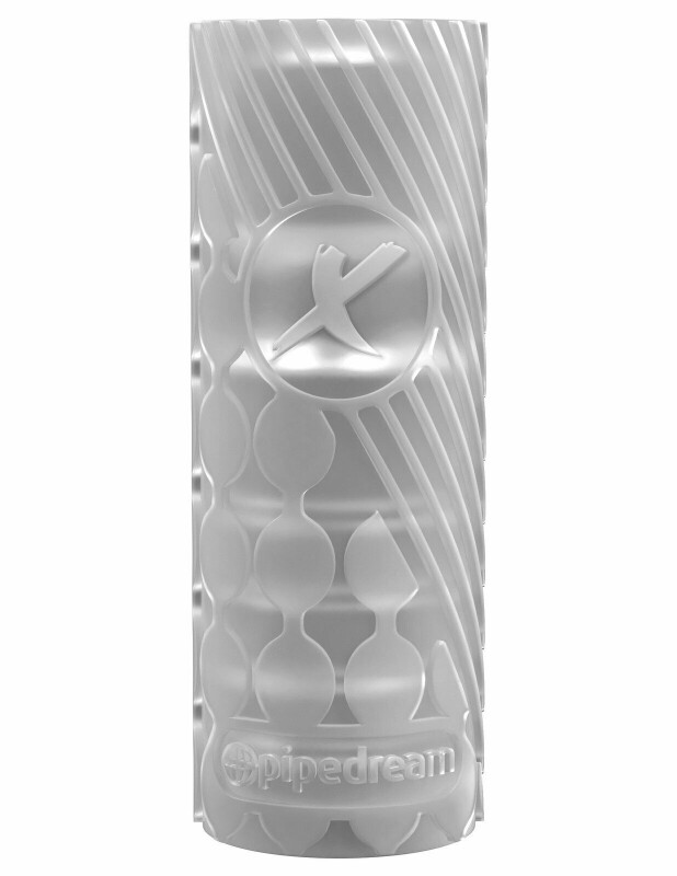 Мастурбатор з масажними кульками всередині PDX ELITE EZ GRIP STROKER Clear