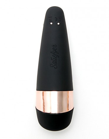 Вакуумний стимулятор Satisfyer Pro 3+ з вібрацією, чорний, 14.5 х 4.8 см - Зображення 3