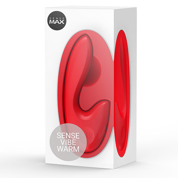 Вібратор червоний з підігрівом SENSEVIBE WARM - Зображення 1