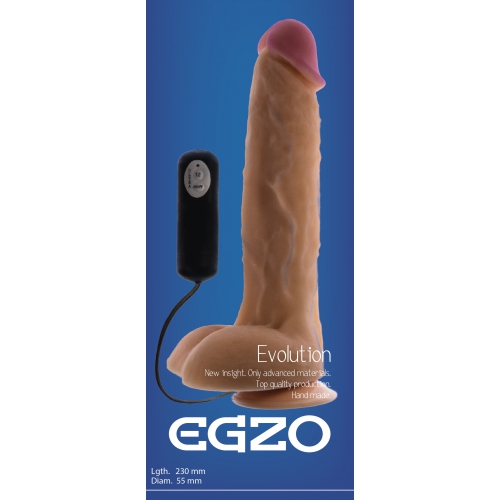 Вибратор на присоске EROGEN Ciberscin EGZO 25 см х 5,5 см - Изображение 4