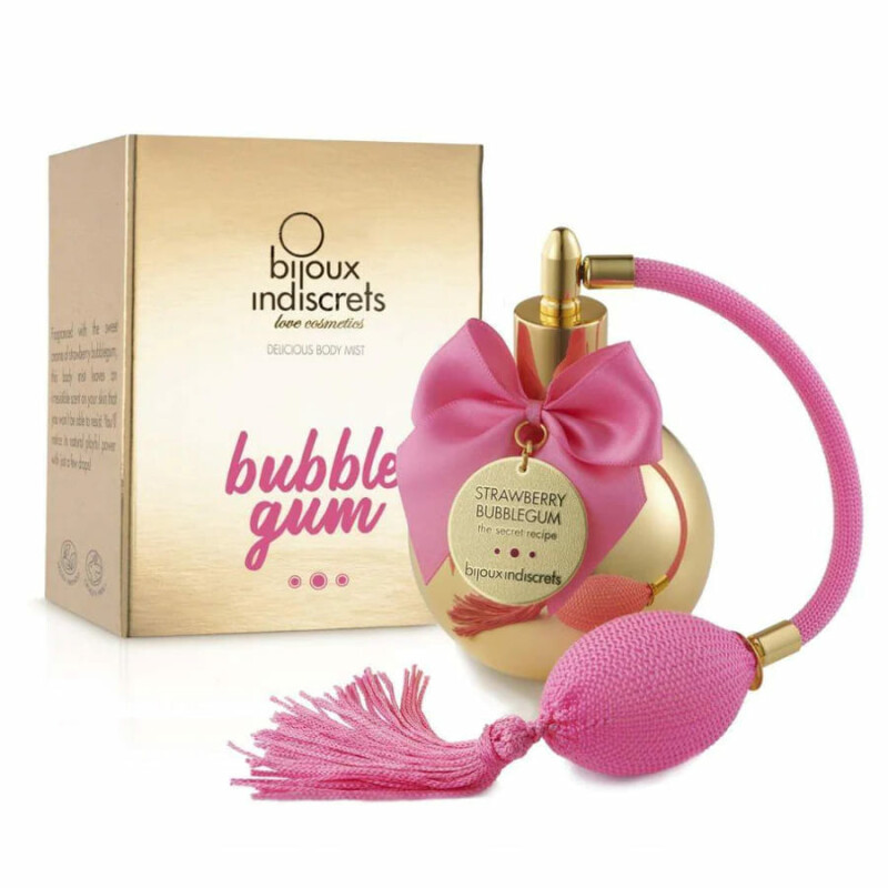 Парфуми для тіла з феромонами та ароматом жуйки Bijoux Indiscrets Bubblegum, 100 мл - Зображення 1