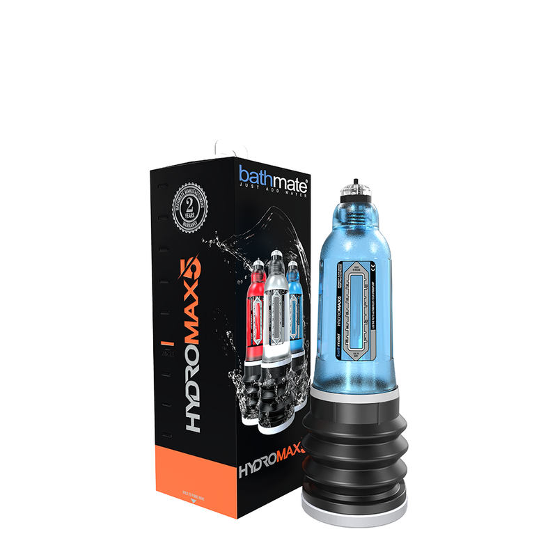 Гідропомпа BATHMATE HYDROMAX 5 для збільшення члена, блакитна - Зображення 2