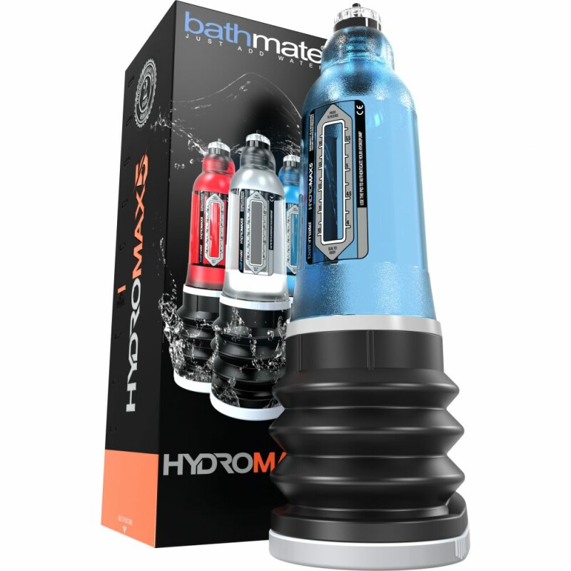 Гідропомпа BATHMATE HYDROMAX 5 для збільшення члена, блакитна