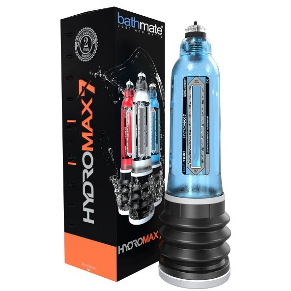 Гідропомпа Bathmate HYDROMAX 7 блакитна, Потужність + 35%