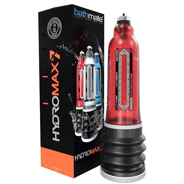 Гідропомпа Bathmate HYDROMAX 7 Червона, Потужність + 35%