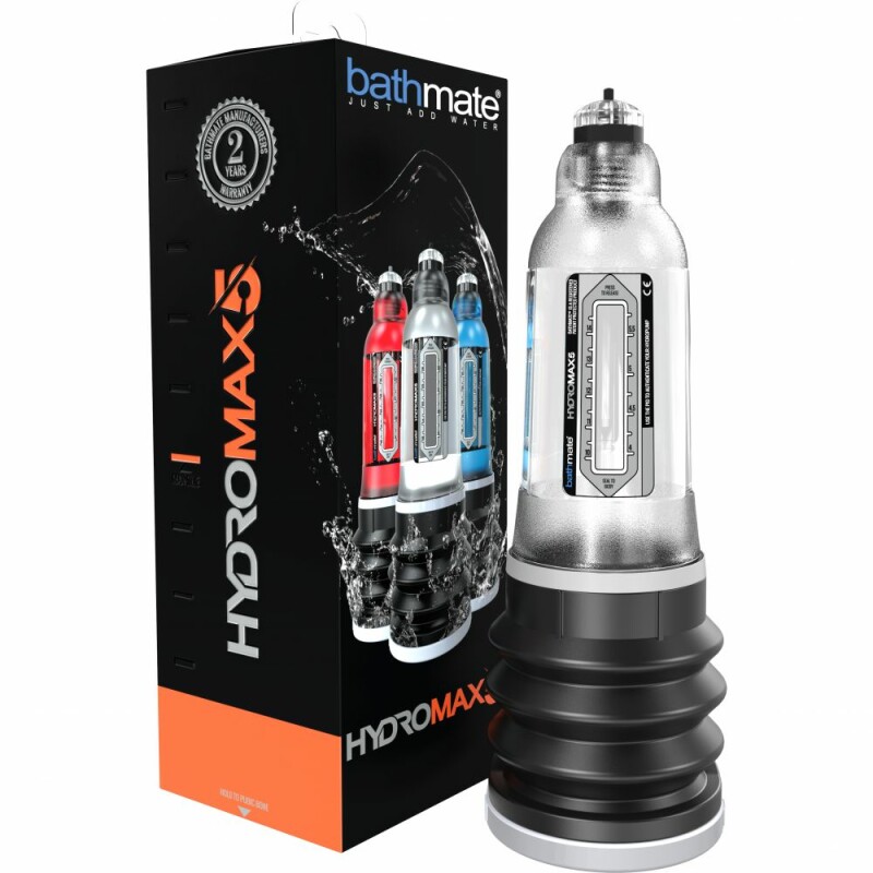 Гідропомпа BATHMATE HYDROMAX 5 для збільшення члена, прозора - Зображення 3