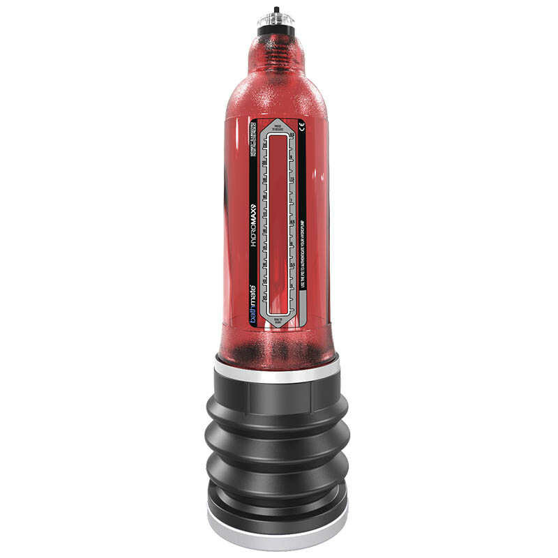 Гідропомпа BATHMATE HYDROMAX 9 для збільшення члена, Червона - Зображення 2