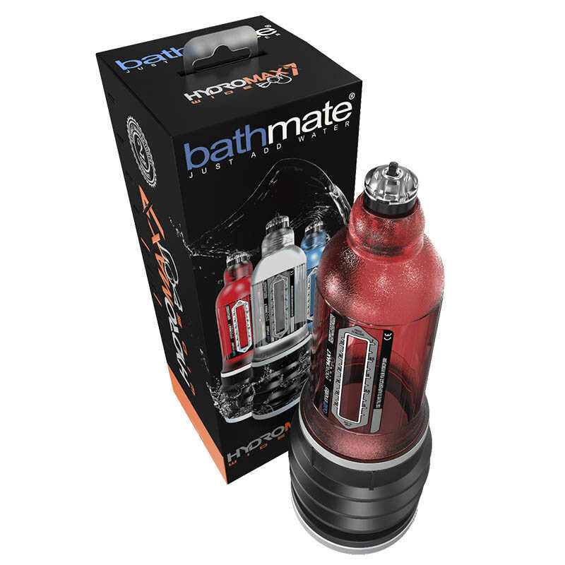Гідропомпа широка BATHMATE HYDROMAX 7 Wide Boy, Червона - Зображення 2