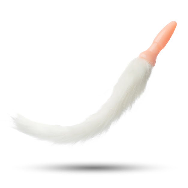 Латексна пробка з хвостом кішки, Cat's Tail ANAL TOY 35 см - Зображення 2
