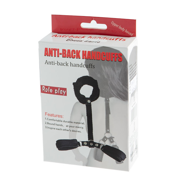 Нашийник з наручниками Anti-Back Handcuffs NO TABOO - Зображення 2