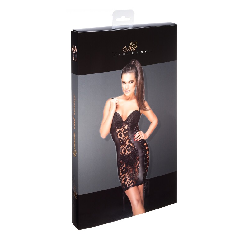 Сукня з гіпюром, Noir Handmade, чорне, розмір XL - Изображение 5