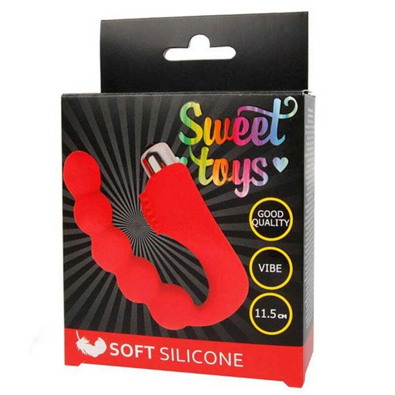Вібромасажер Sweet Toys, червоний - Изображение 2