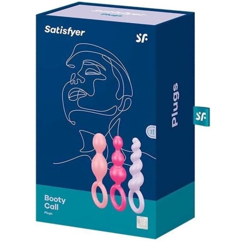 Набір анальних пробок Satisfyer Plugs colored різнокольоровий, 3 шт - Изображение 1