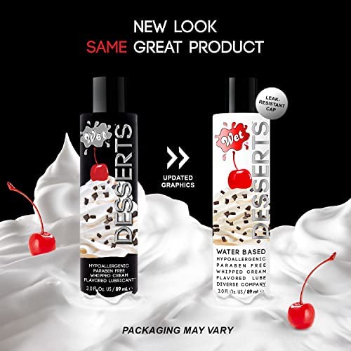 Лубрикант WET Whipped Cream зі смаком вершків, 89 мл - Зображення 4