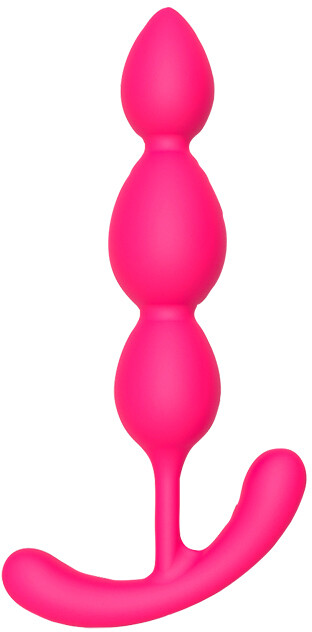 Анальная мини пробка-ёлочка DREAM TOYS Silky Smooth T-Teardrop