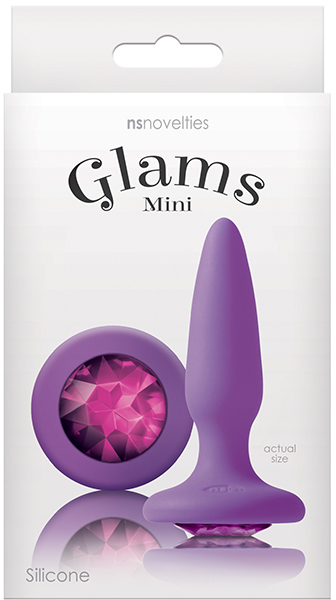 Анальна пробка Glams mini purple gem - Изображение 1