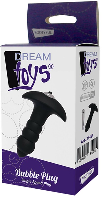 Анальна пробка з вібрацією Dream Toys "Bubble Plug" - Зображення 1
