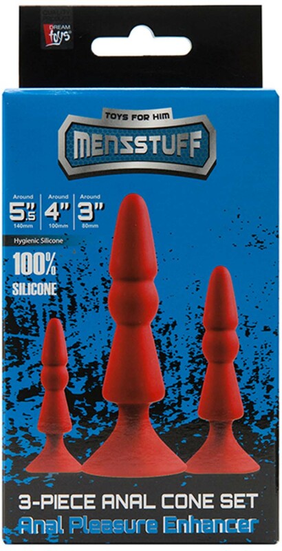 Анальна пробка Середня MENZSTUFF RED - Изображение 2