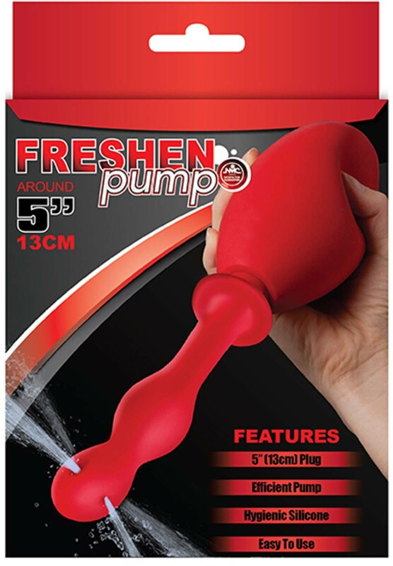 Анальний душ FRESHEN PUMP з фігурною насадкою 13 см - Изображение 1
