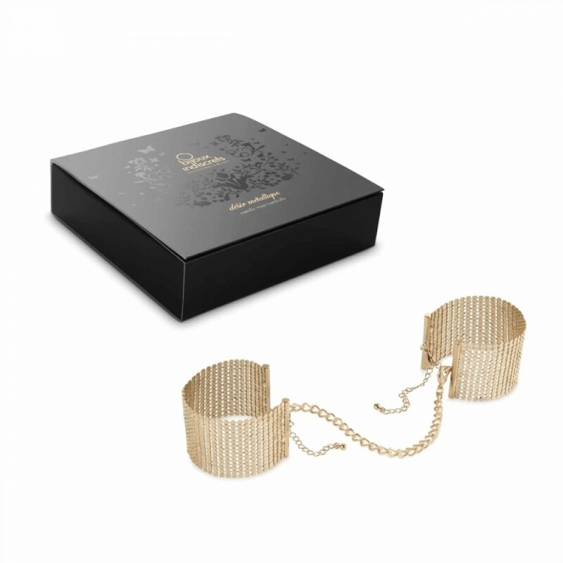 Браслети-наручники Bijoux Indiscrets золоті, OS - Зображення 5