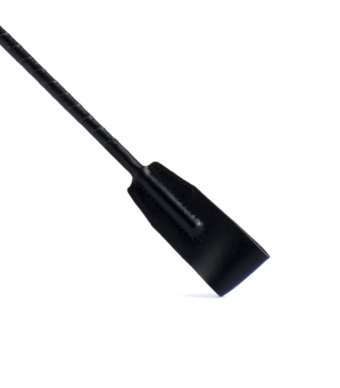 Стек італійська шкіра UPKO Riding Crop з позолотою, чорний - Зображення 6
