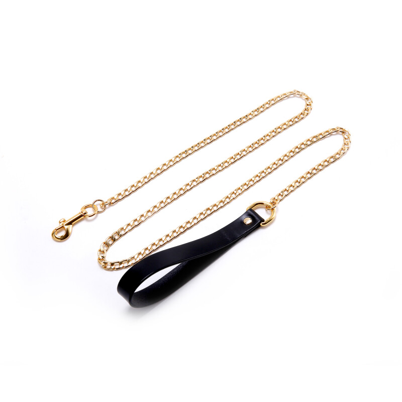 Нашийник з повідцем Cosplay Choker & Leash UPKO італійська шкіра - Изображение 4